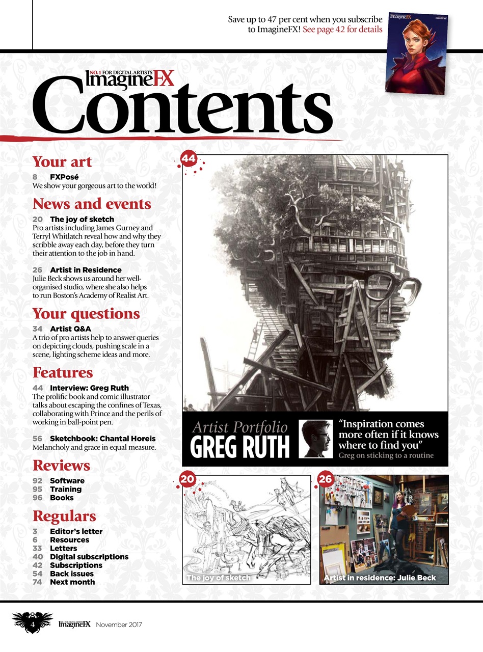 ImagineFX Preview Pages