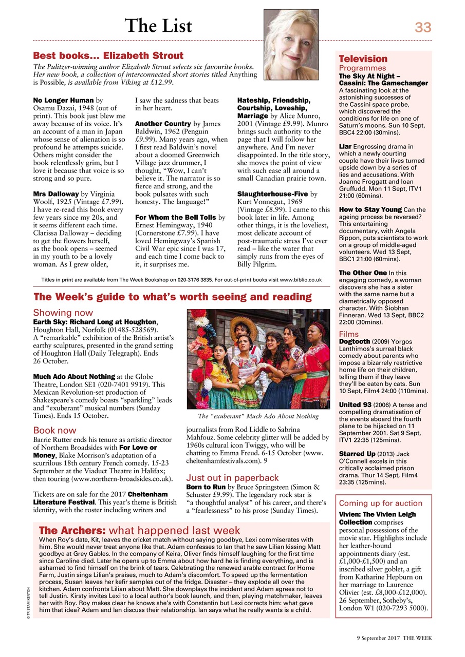 The Week Preview Pages