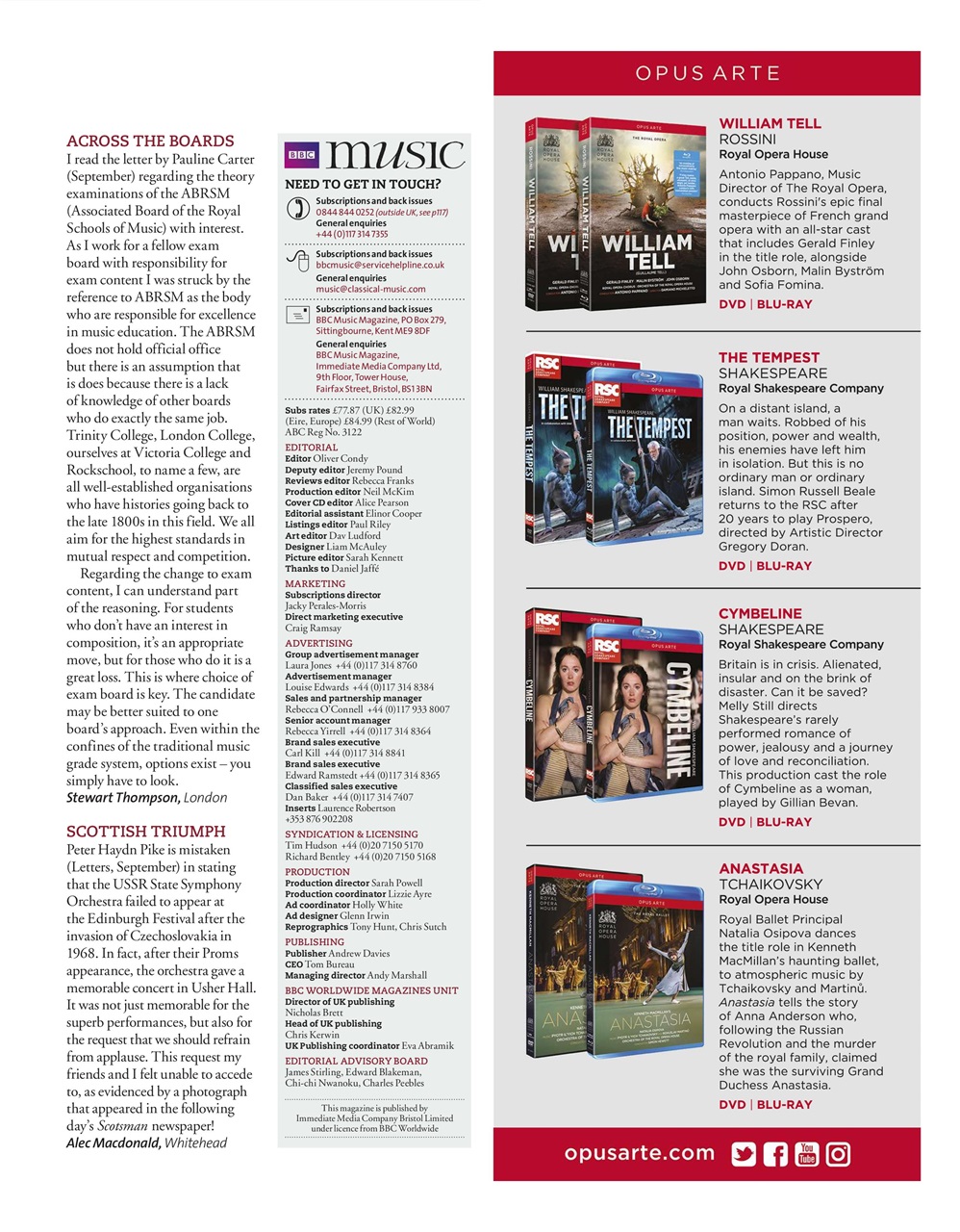 BBC Music Magazine Preview Pages