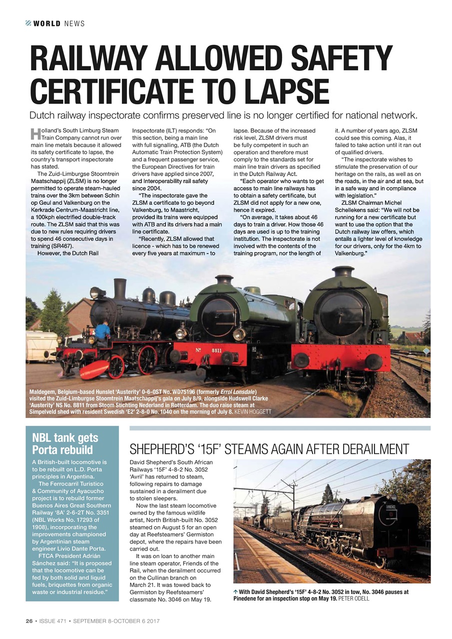 Steam Railway Preview Pages