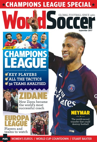 World Soccer issue September 2017
