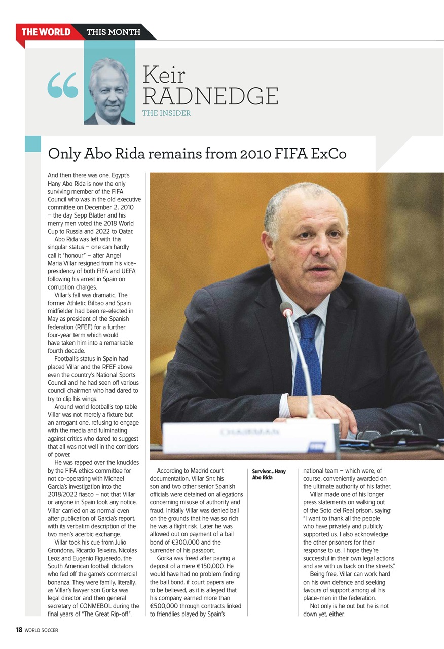 World Soccer Preview Pages