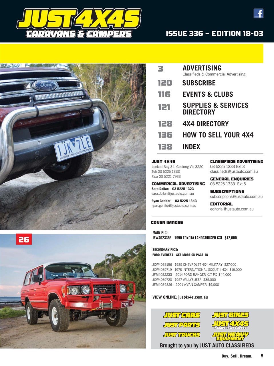 JUST 4X4S Preview Pages