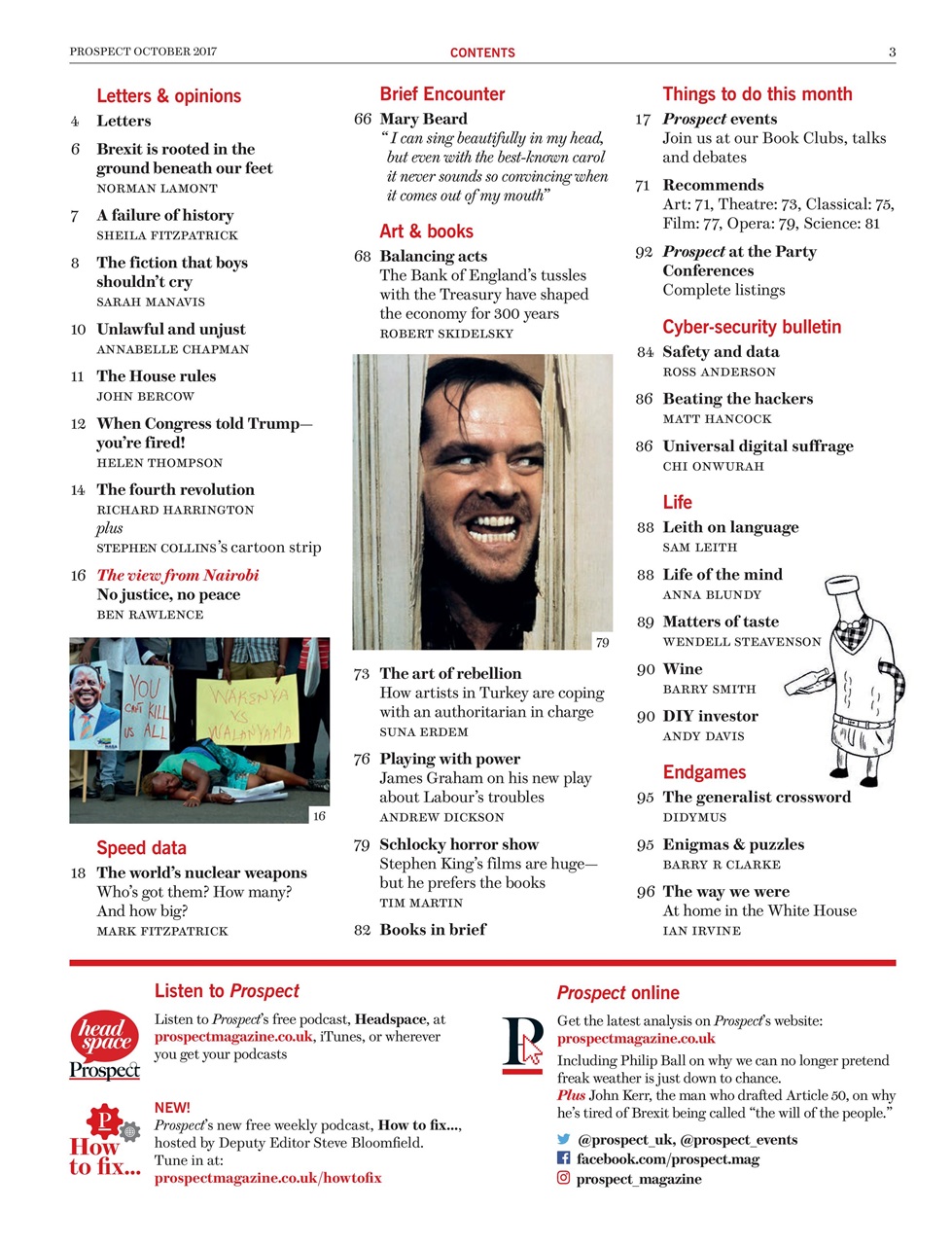 Prospect Magazine Preview Pages