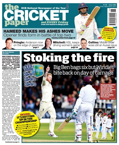 The Cricket Paper issue 8th September 2017