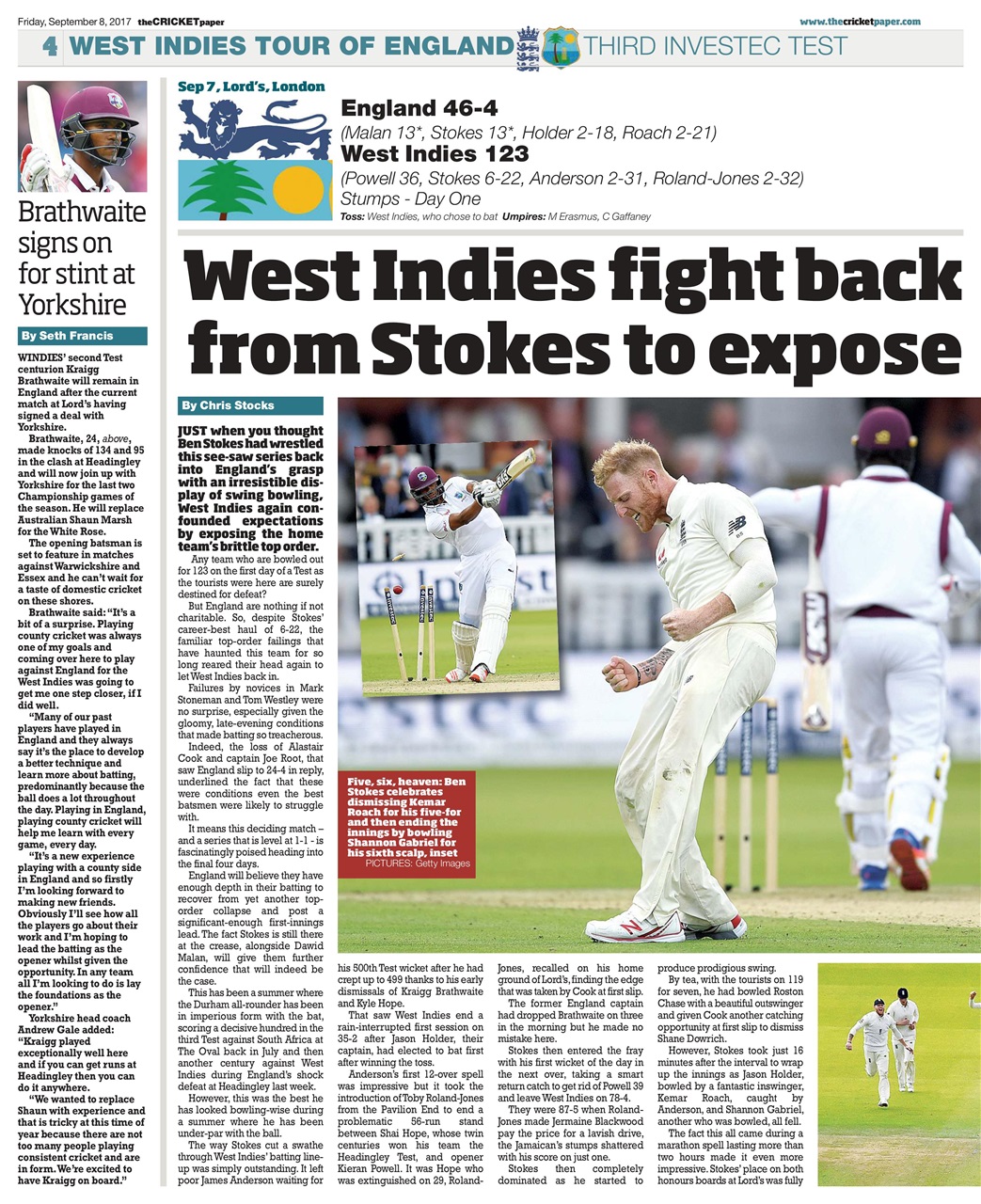 The Cricket Paper Preview Pages