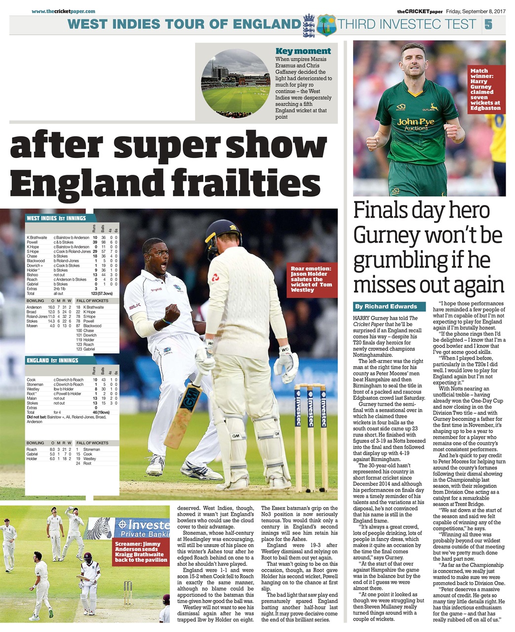 The Cricket Paper Preview Pages