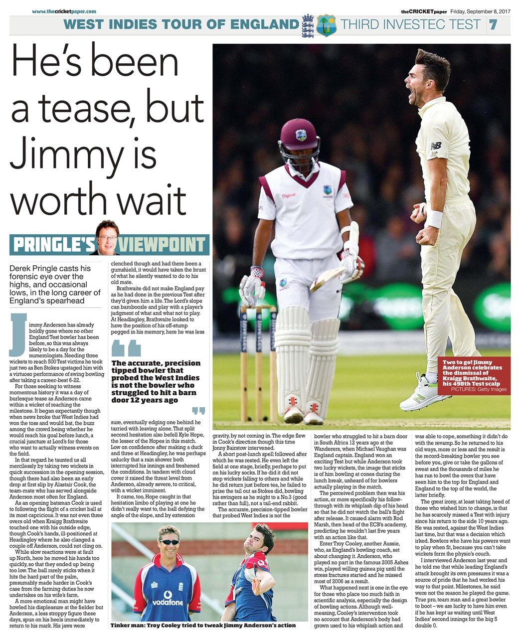 The Cricket Paper Preview Pages