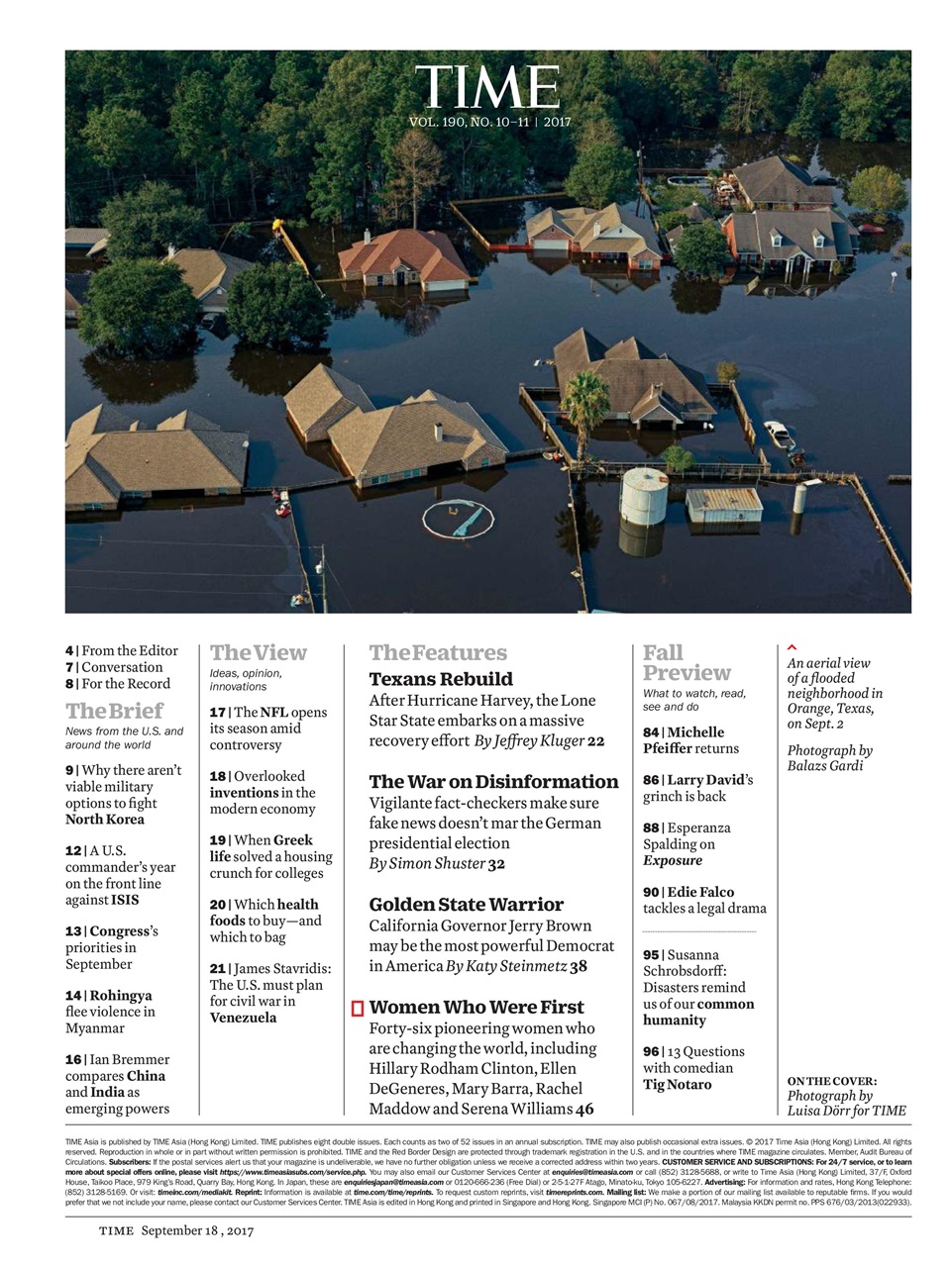 TIME Magazine Europe Preview Pages