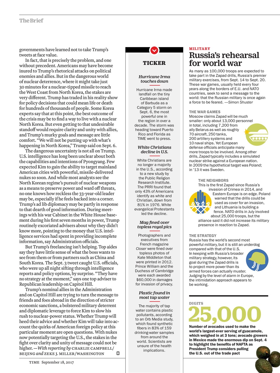 TIME Magazine Europe Preview Pages