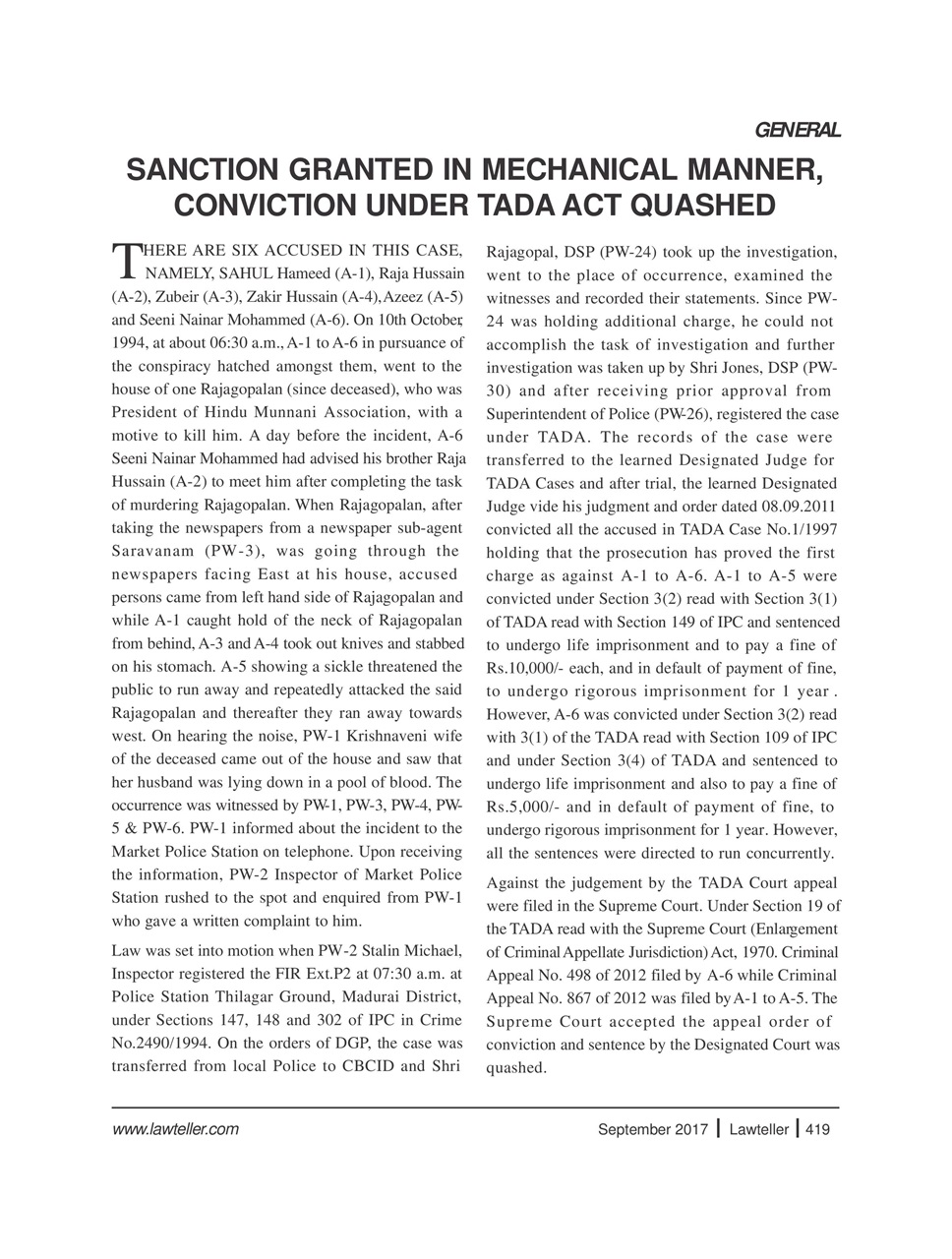 Lawteller – A Legal Awareness Magazine Preview Pages