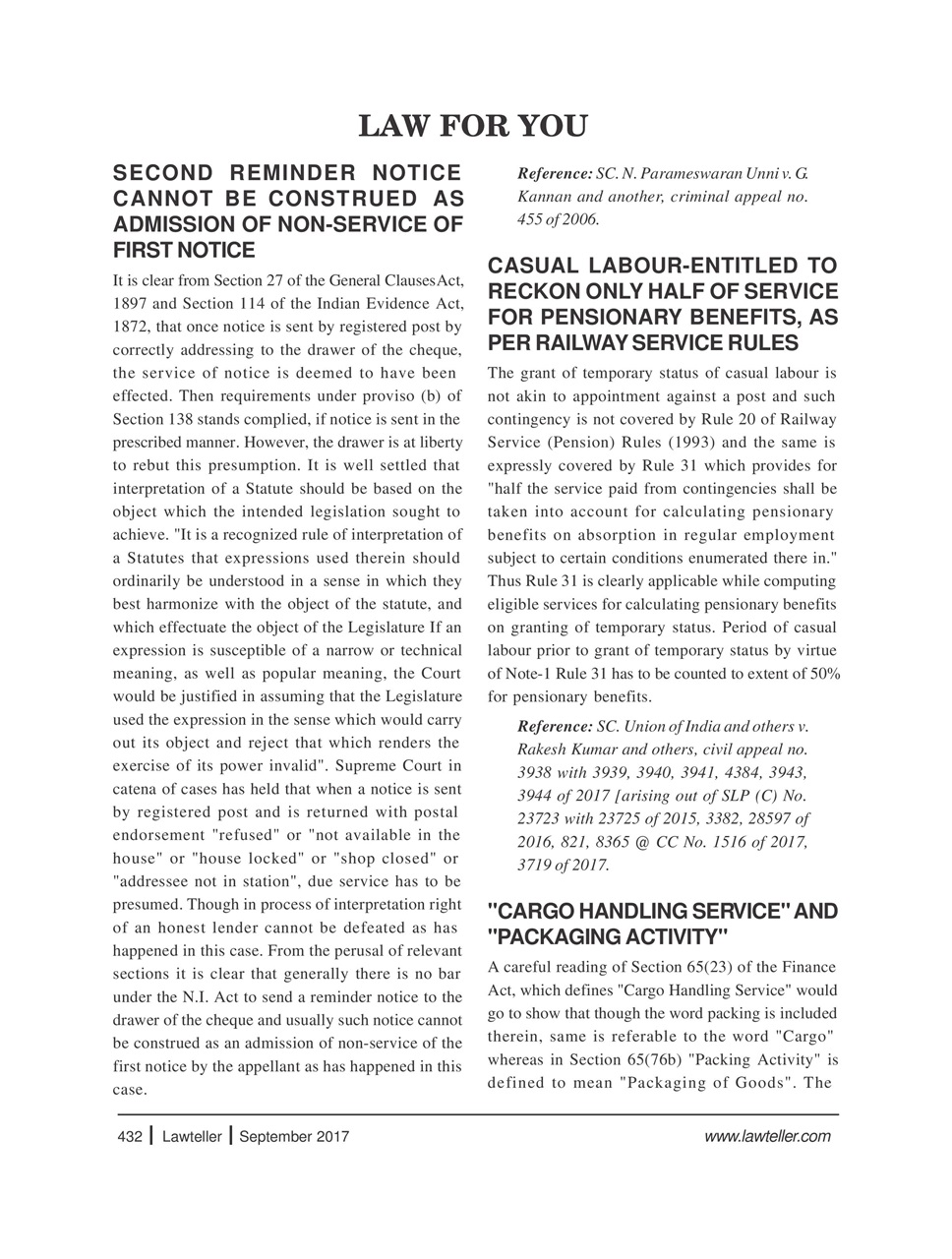 Lawteller – A Legal Awareness Magazine Preview Pages