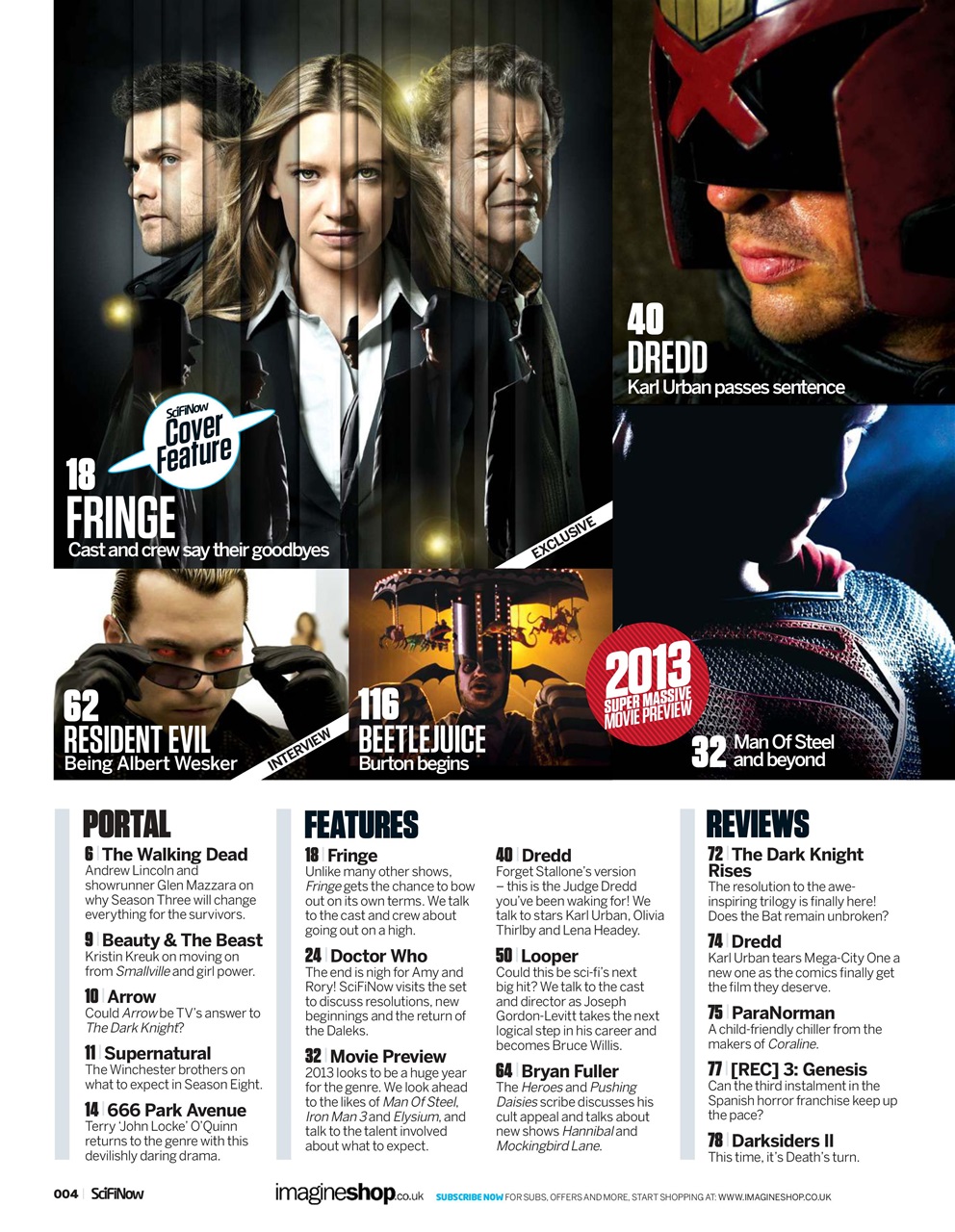 SciFiNow Preview Pages