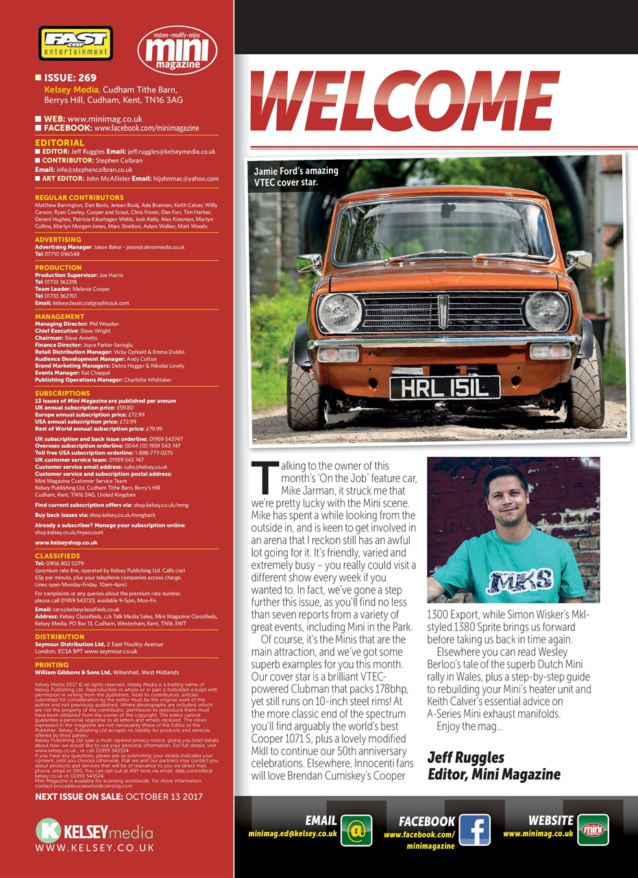 Mini Magazine Preview Pages