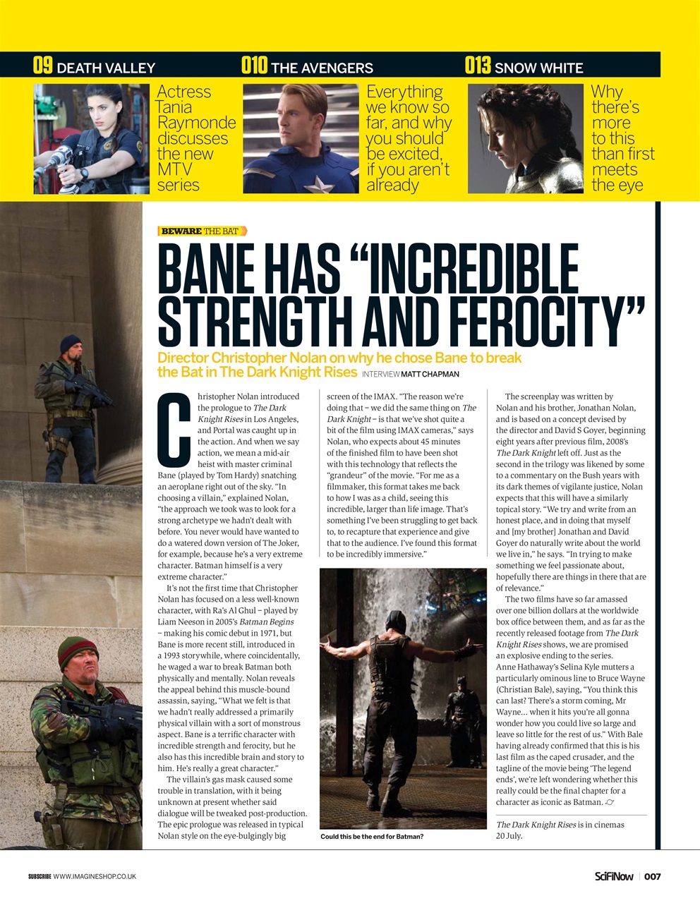 SciFiNow Preview Pages