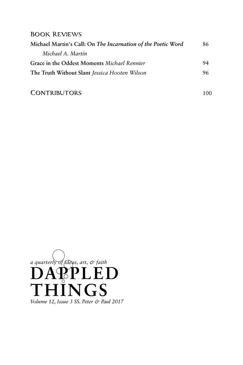 Dappled Things Preview Pages