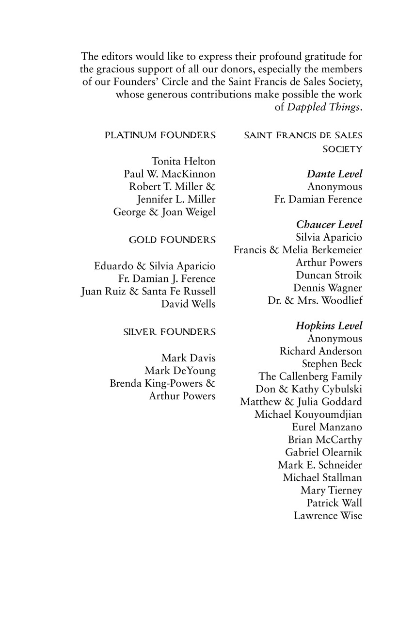 Dappled Things Preview Pages