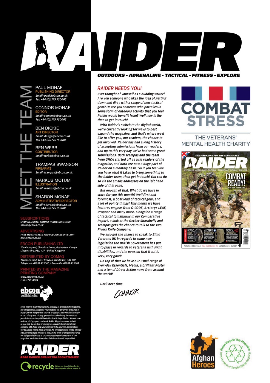 Raider Preview Pages