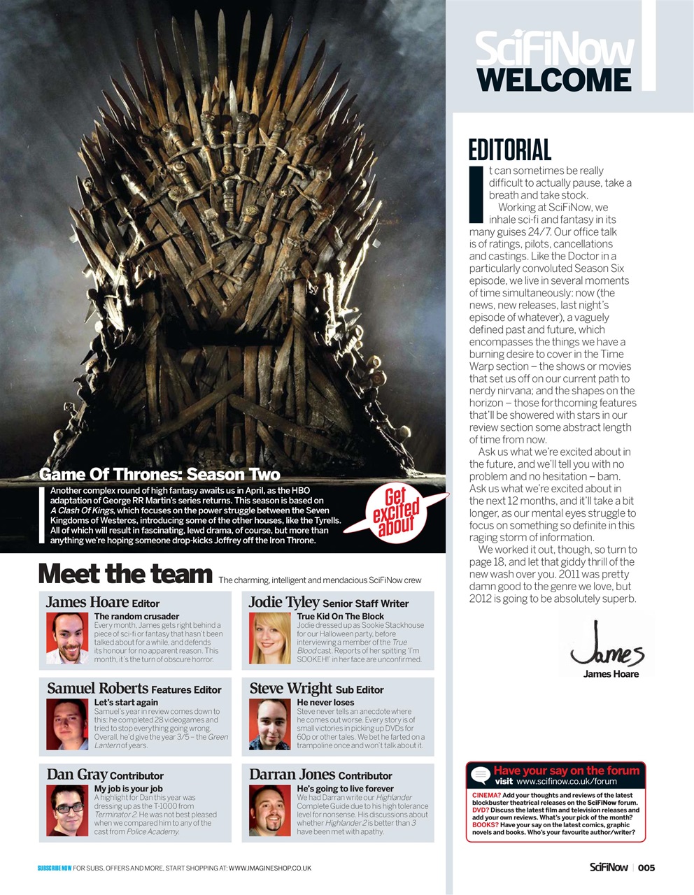 SciFiNow Preview Pages