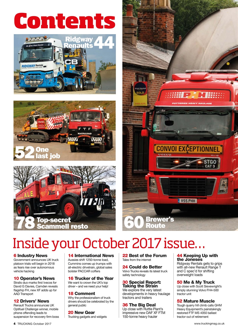 Trucking Magazine Preview Pages