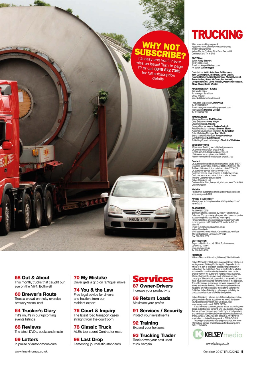Trucking Magazine Preview Pages