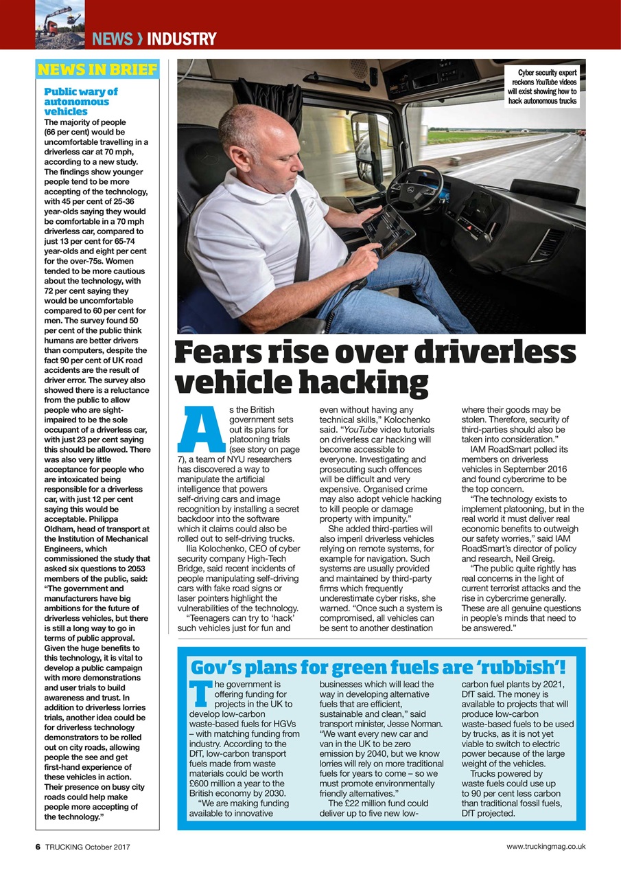 Trucking Magazine Preview Pages