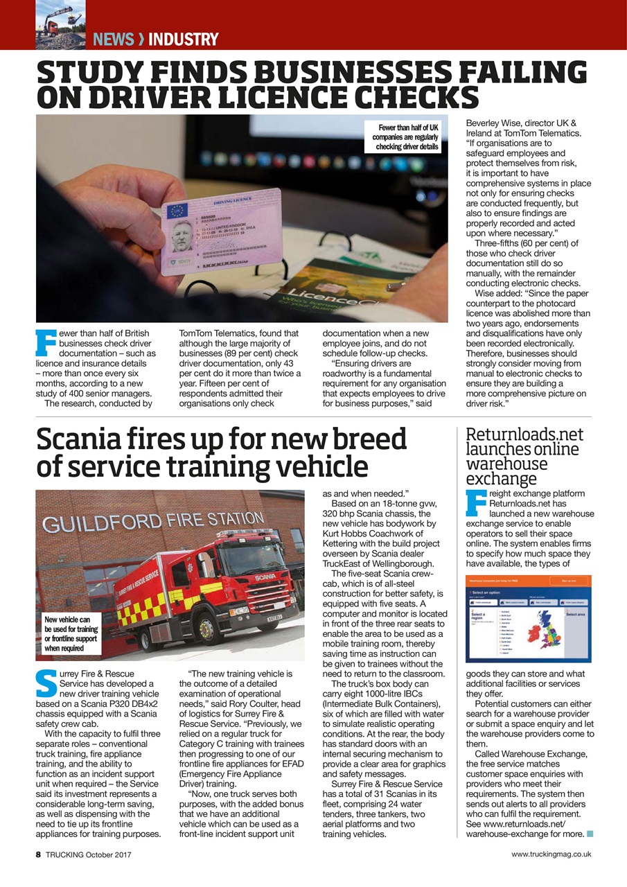 Trucking Magazine Preview Pages