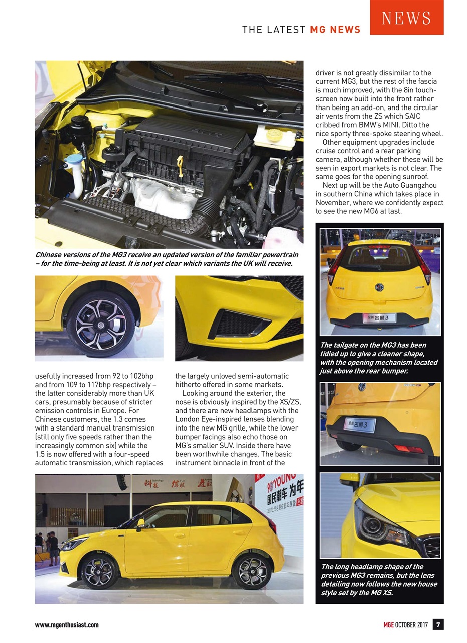 MG Enthusiast Preview Pages