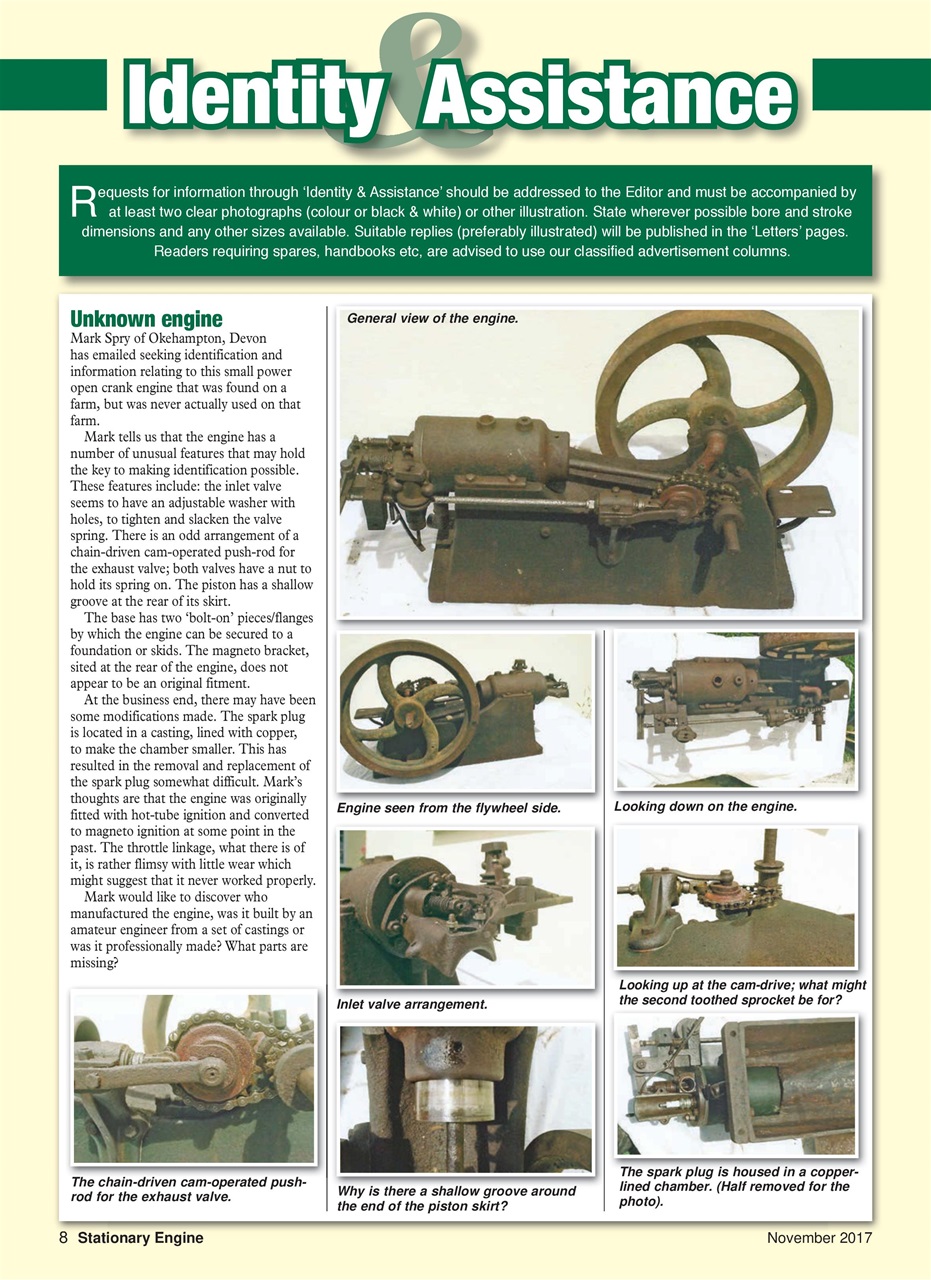 Stationary Engine Preview Pages