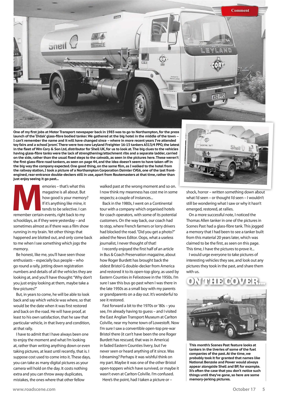 Vintage Roadscene Preview Pages