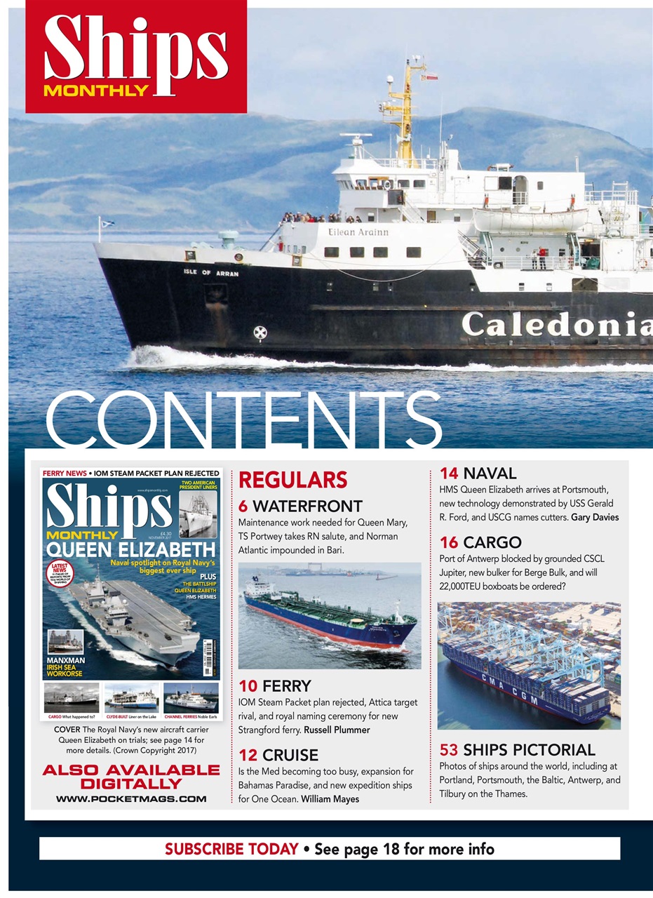 Ships Monthly Preview Pages