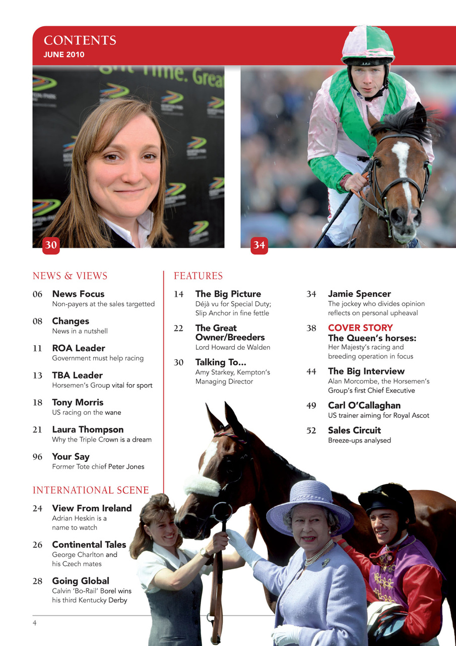 The Owner Breeder Preview Pages