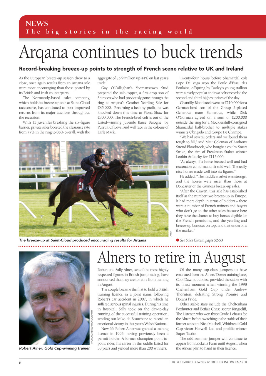 The Owner Breeder Preview Pages