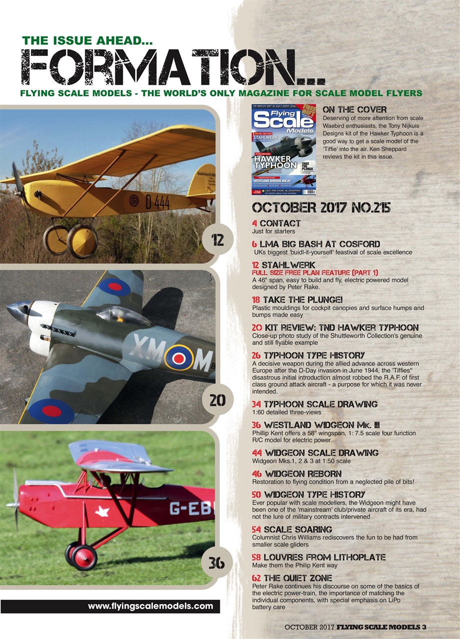 Flying Scale Models Preview Pages