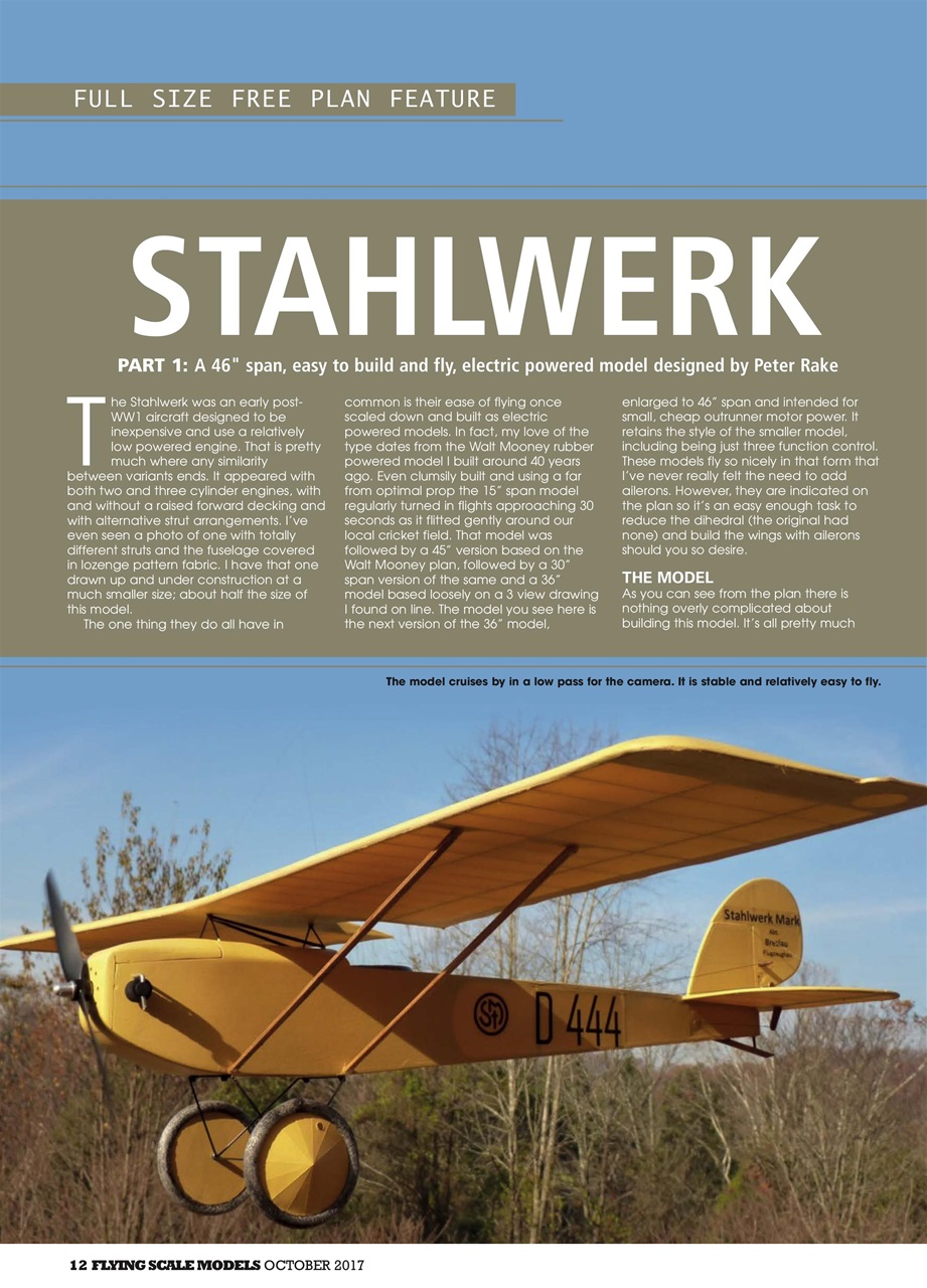 Radio Control Model Flyer Preview Pages
