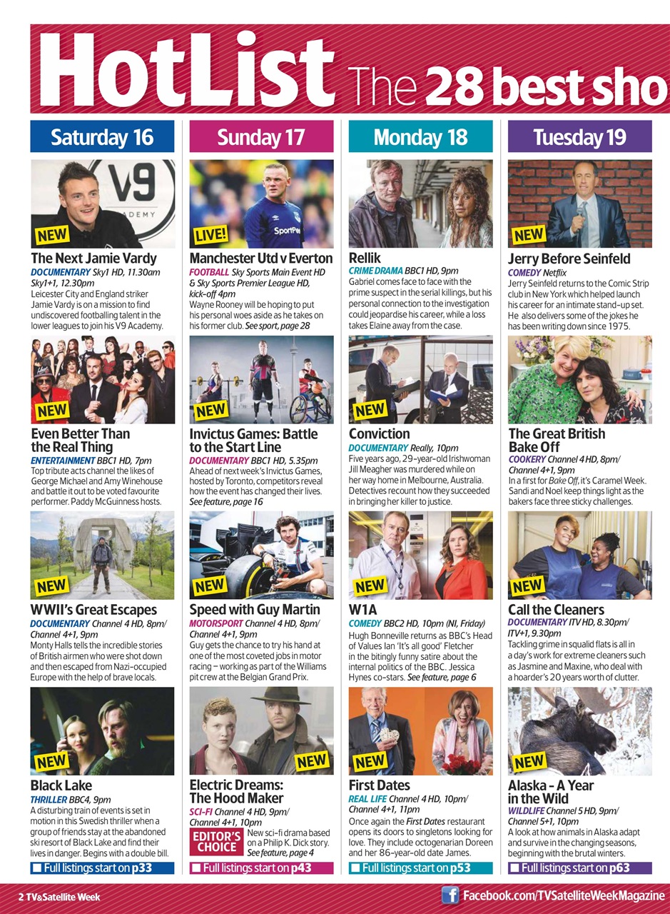 TV & Satellite Week Preview Pages