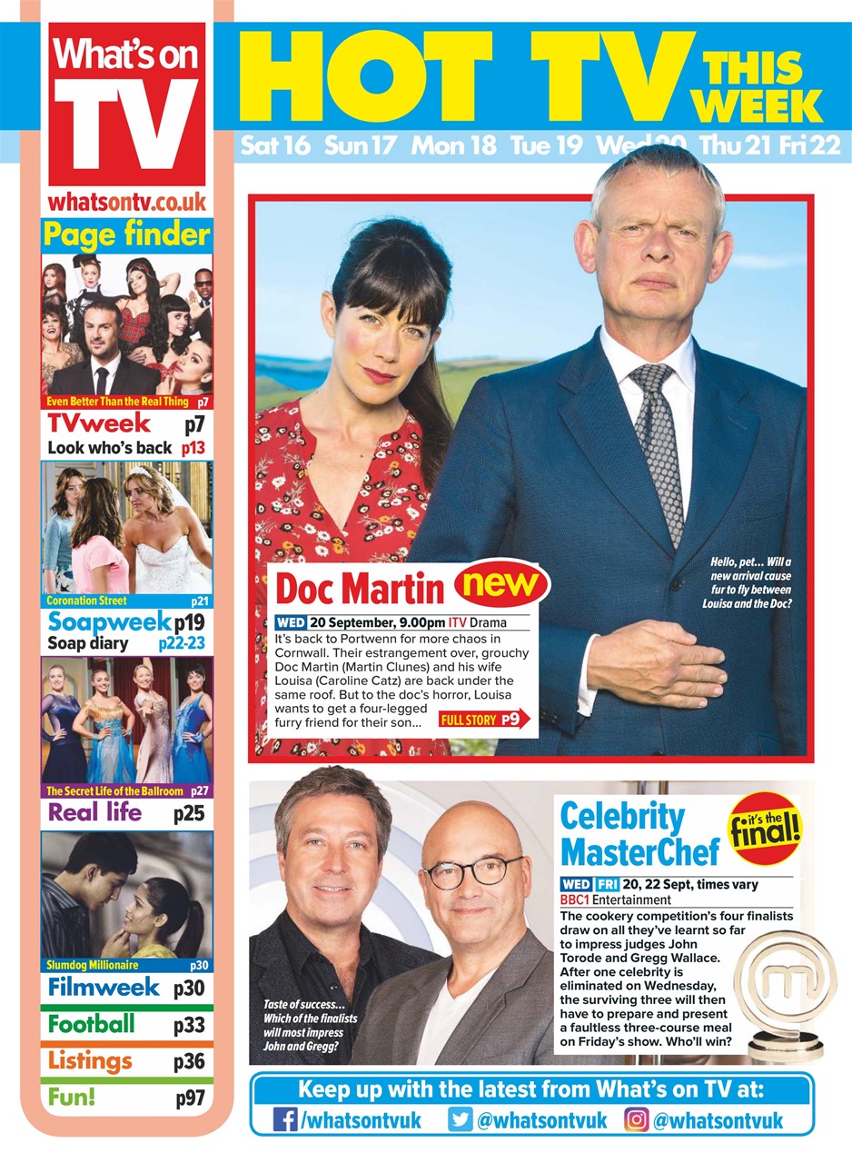 What's on TV Preview Pages