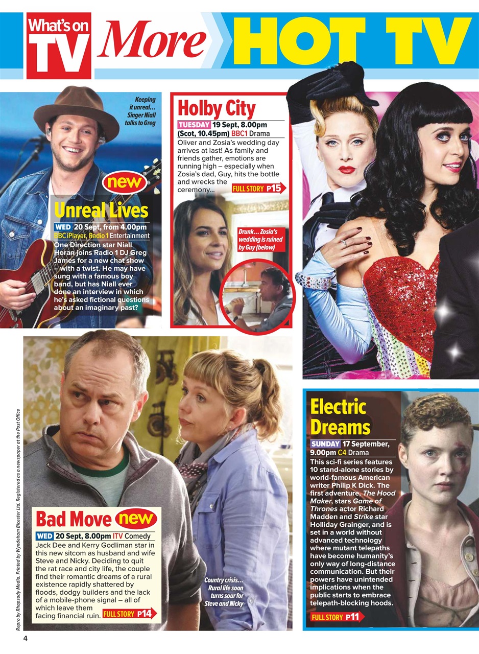 What's on TV Preview Pages