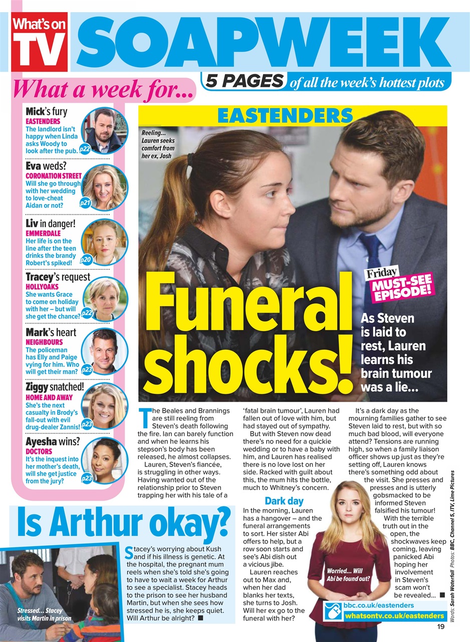 What's on TV Preview Pages