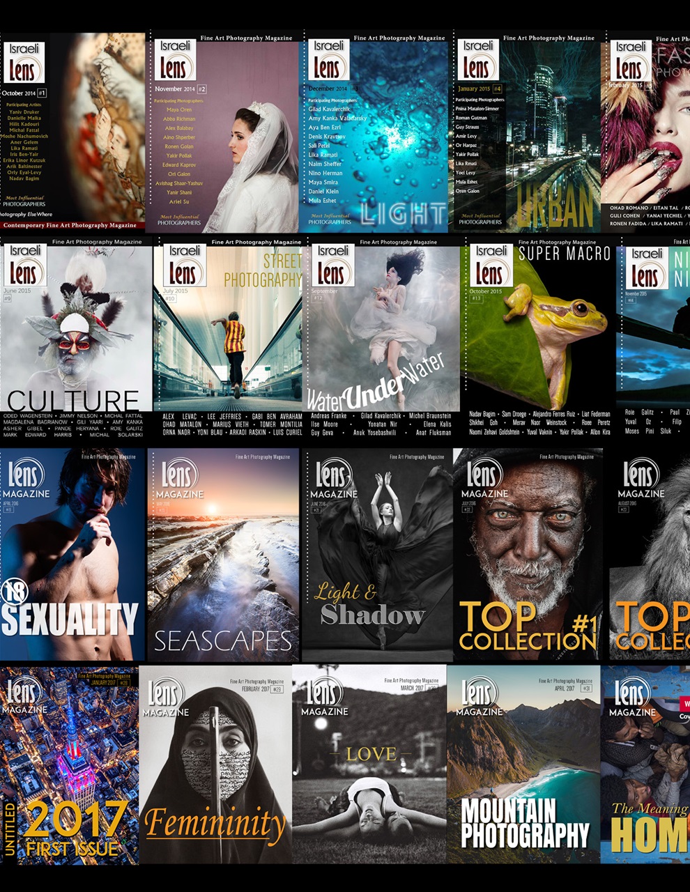 Lens Magazine Preview Pages