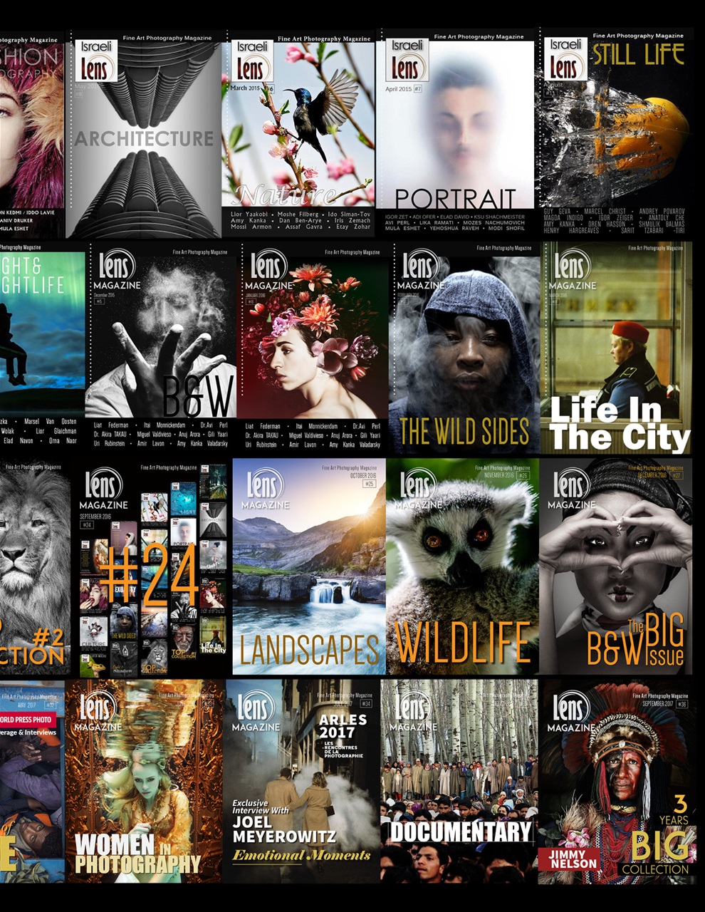 Lens Magazine Preview Pages