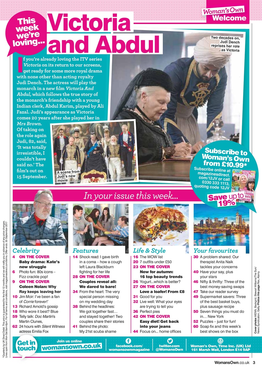 Woman's Own Preview Pages