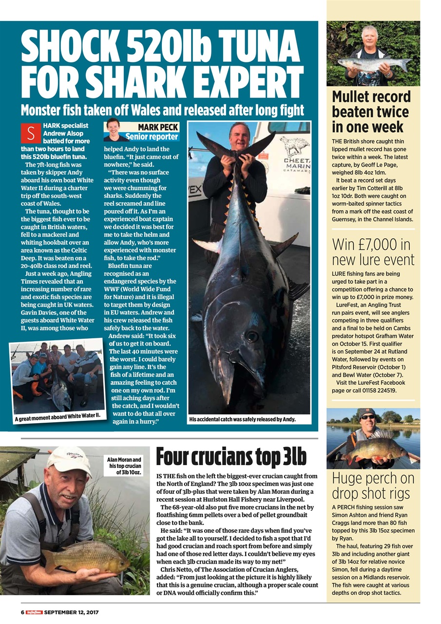 Angling Times Preview Pages