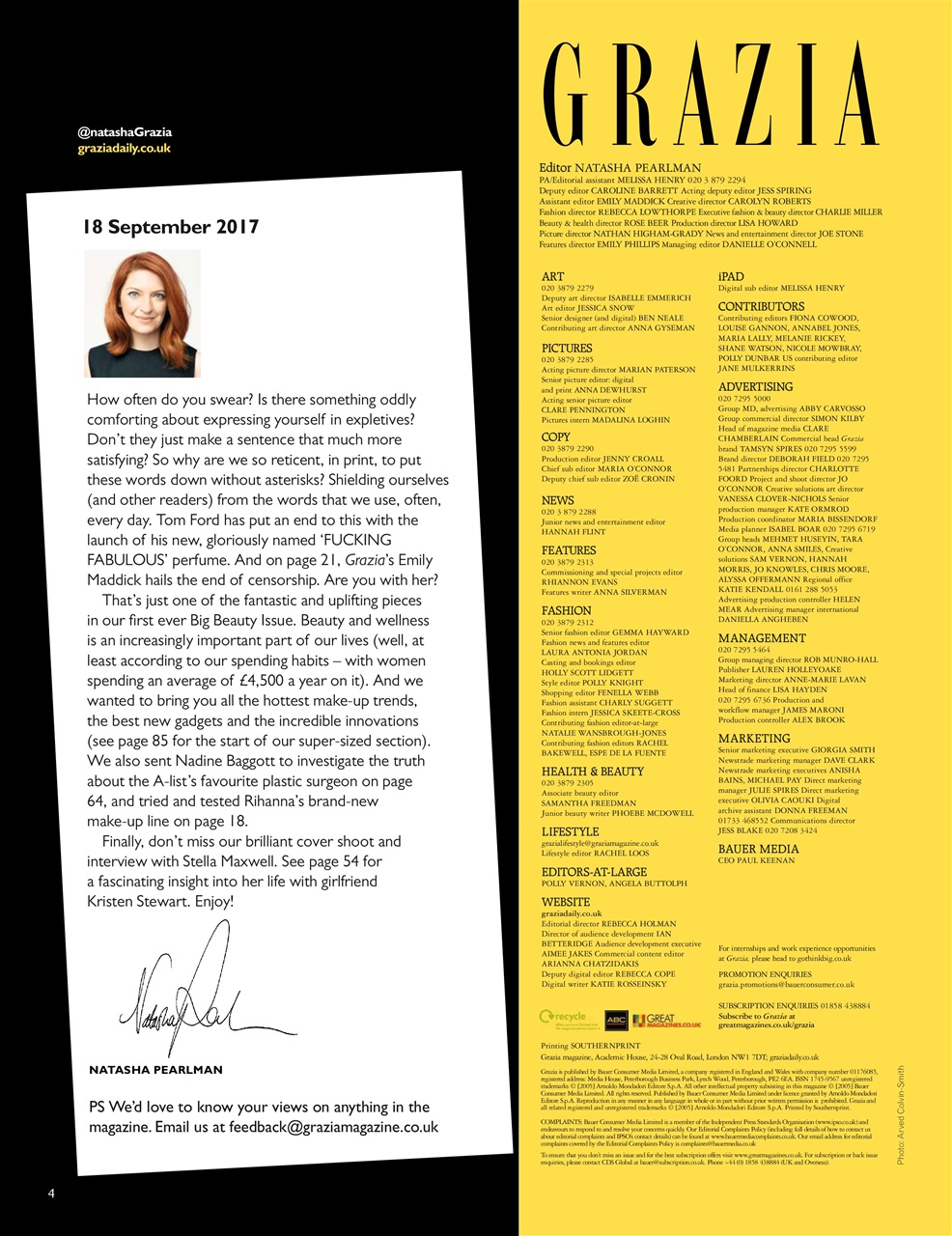 Grazia Preview Pages