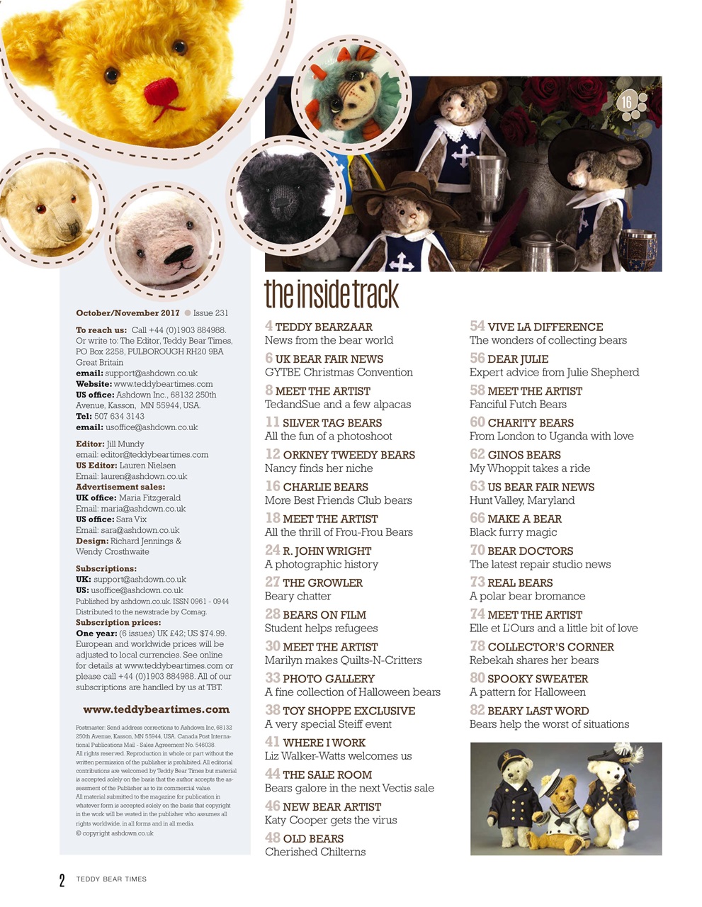 Teddy Bear Times Preview Pages