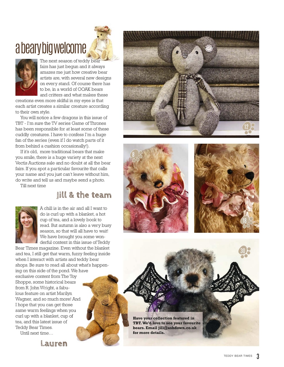 Teddy Bear Times Preview Pages