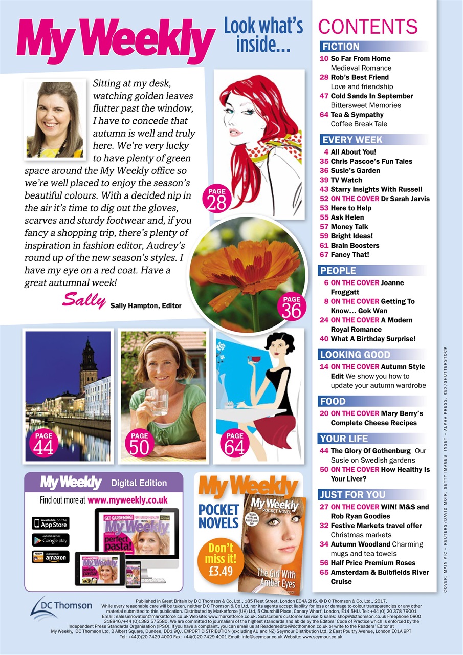 My Weekly Preview Pages