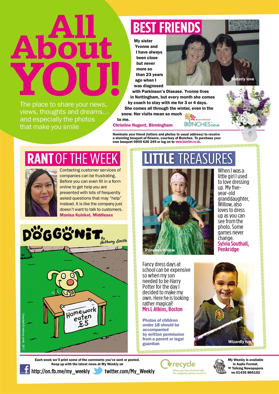 My Weekly Preview Pages