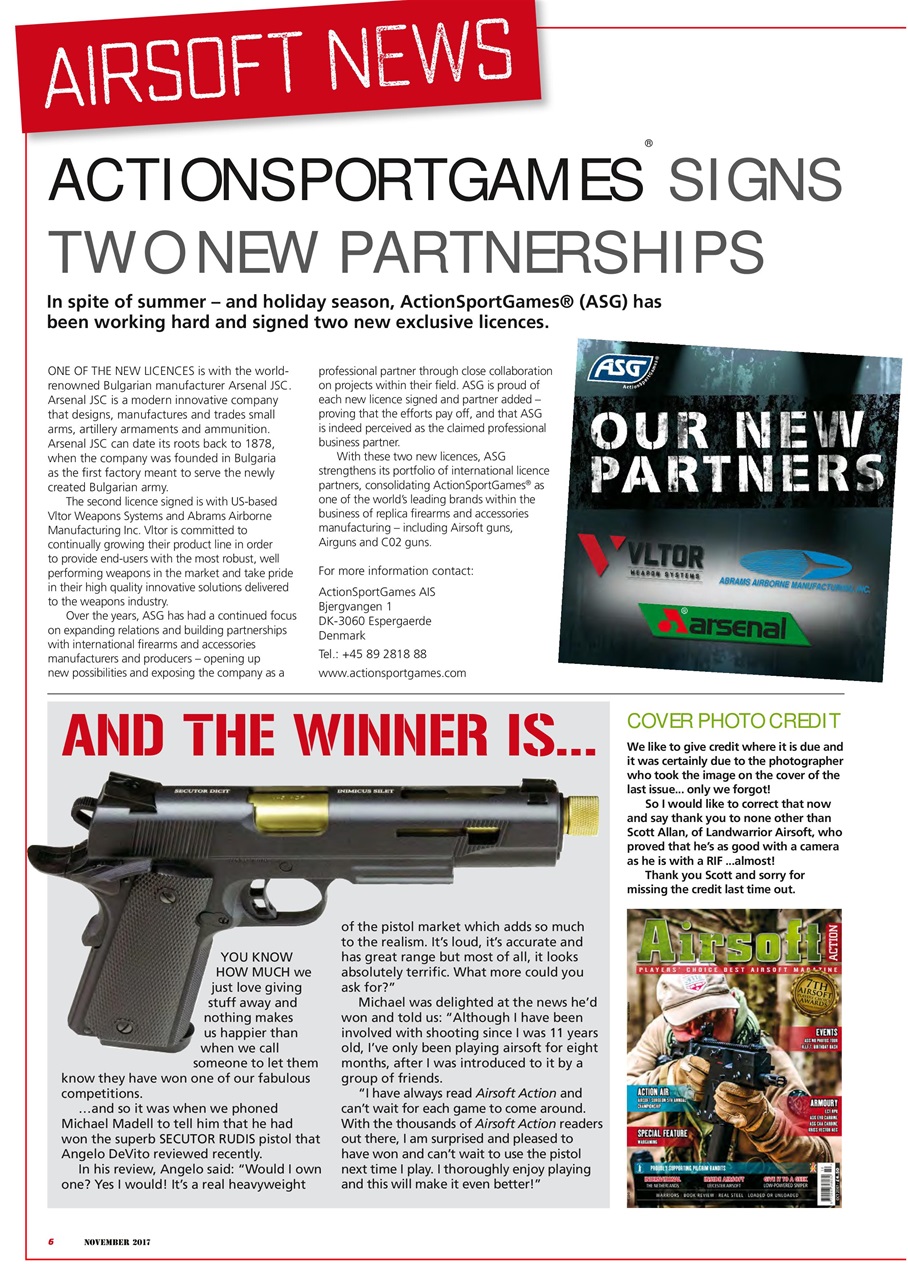 Airsoft Action Preview Pages