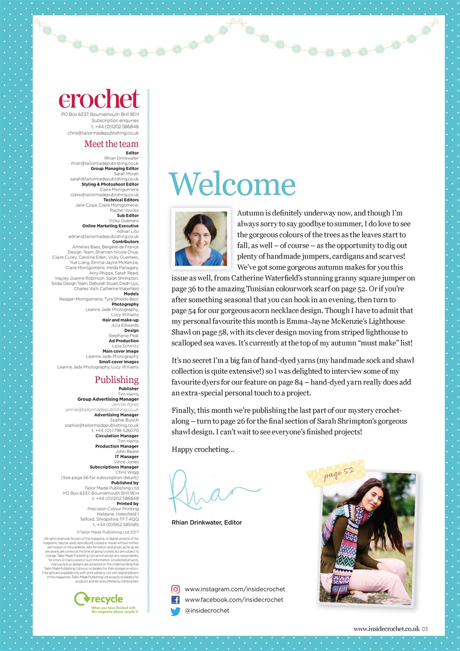 Inside Crochet Preview Pages